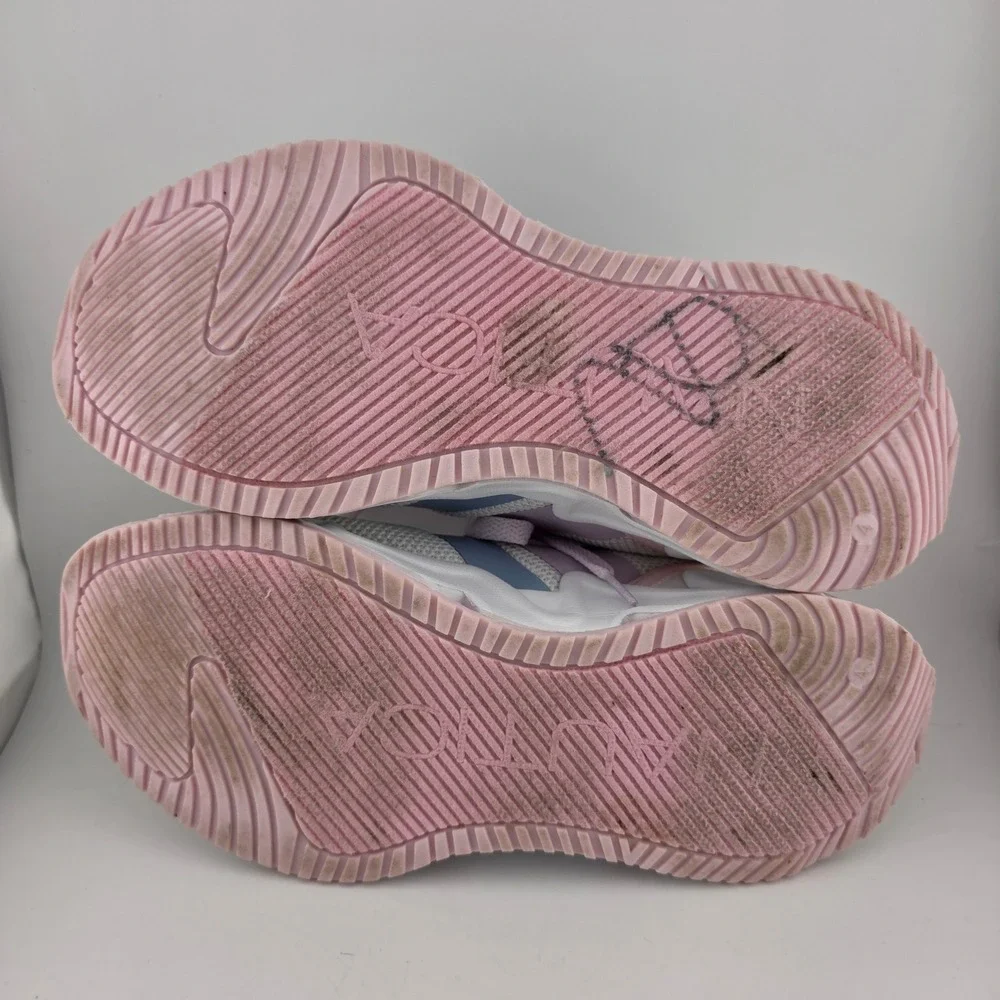 Nautica Manalapin 2S Athletic Chunky Mesh‎ Sneakers Girls Size 4 White Pink Fair